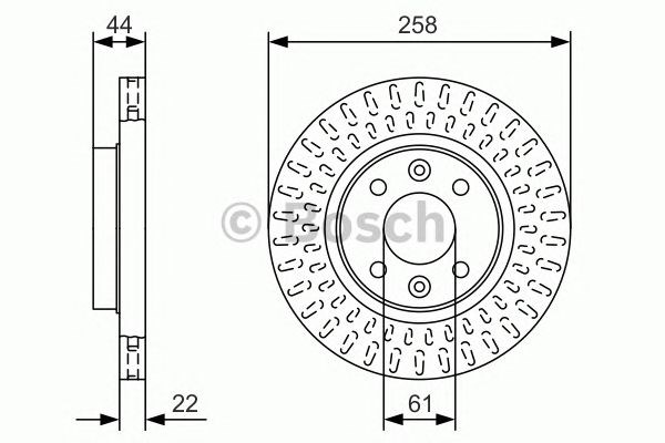 BOSCH 0986479A86 Передние тормозные диски в наличии Львов