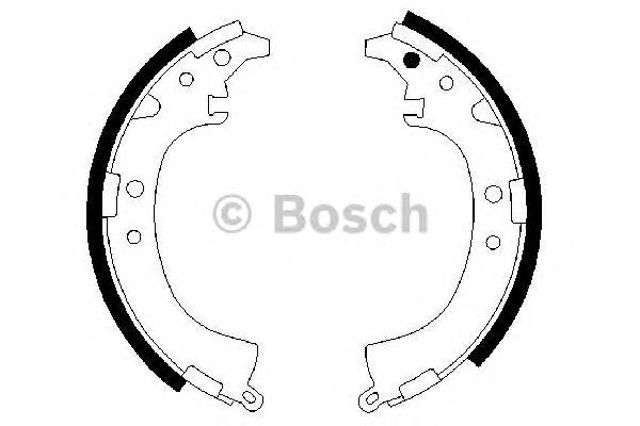 BOSCH 0986487424 Задние барабанные колодки в наличии Одесса