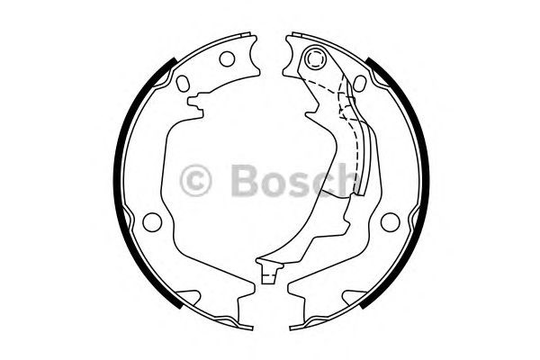 BOSCH 0986487769 Колодки ручника в наличии Ужгород