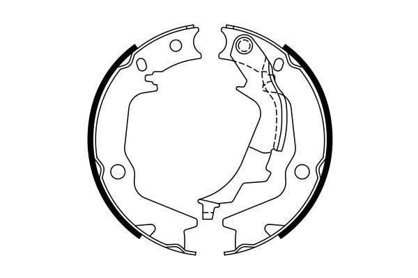 BOSCH 0986487769 Колодки ручника в наличии Винница