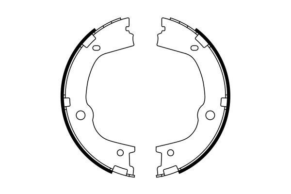 0986487776 BOSCH Колодки ручника купить в Сумы