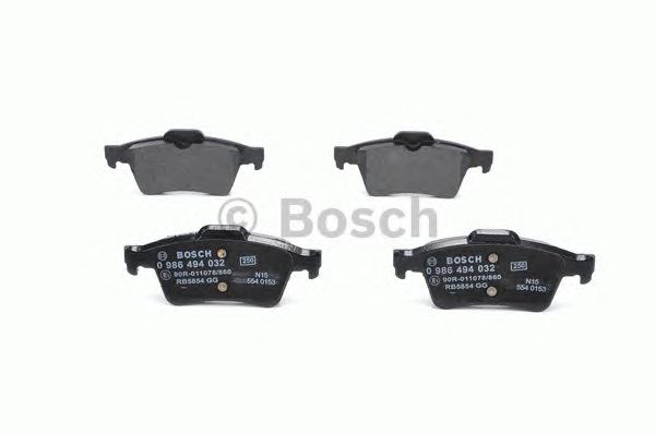 BOSCH 0986494032 Колодки тормозные задние дисковые в наличии Кривой Рог