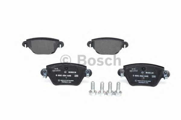 BOSCH 0986494046 Задние тормозные колодки в наличии Черкассы