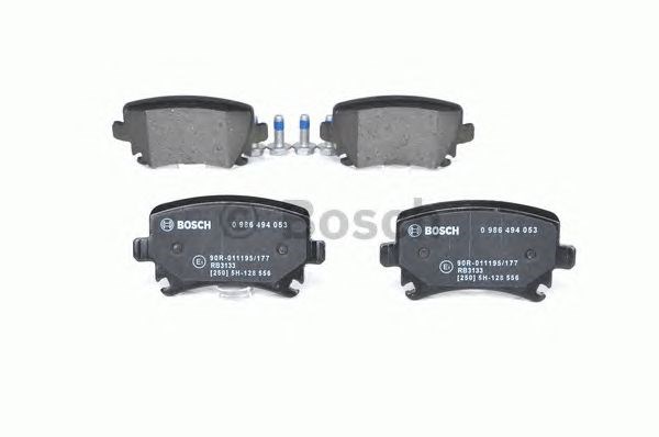 0986494053 BOSCH Задние тормозные колодки купить в Одесса