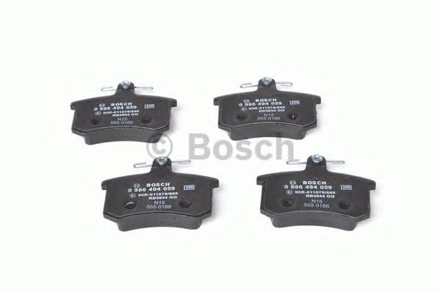 0986494059 BOSCH Колодки тормозные задние дисковые купить в Хмельницкий