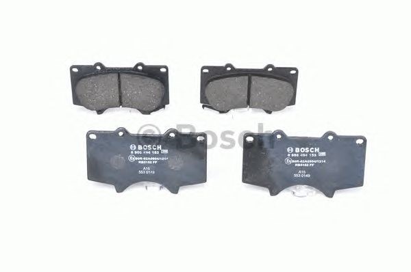 BOSCH 0986494153 Колодки тормозные передние дисковые в наличии Чернигов