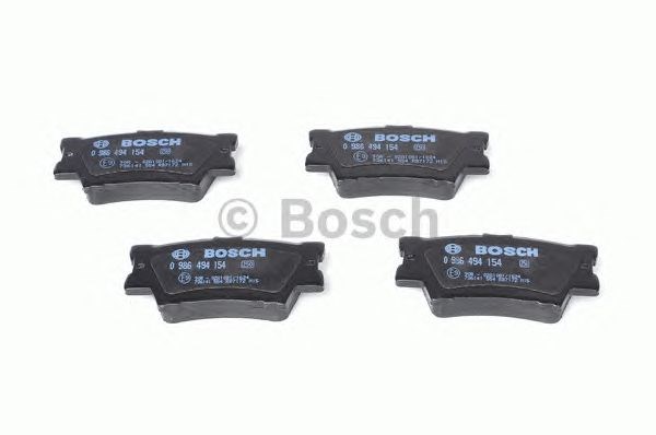 0986494154 BOSCH Колодки тормозные задние дисковые купить в Киев