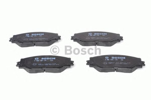 0986494174 BOSCH Колодки тормозные передние дисковые купить в Харьков