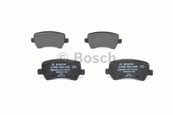 BOSCH 0986494248 Задние тормозные колодки в наличии Сумы