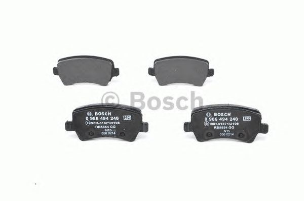 BOSCH 0986494248 Задние тормозные колодки в наличии Каменское