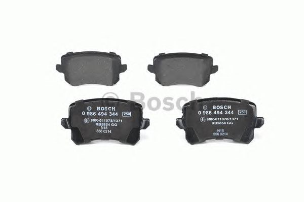 0986494344 BOSCH Задние тормозные колодки купить в Одесса