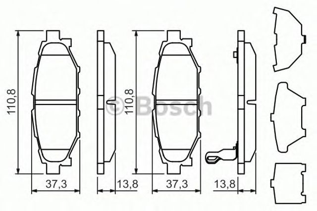 0986494444 Задние тормозные колодки купить Харьков