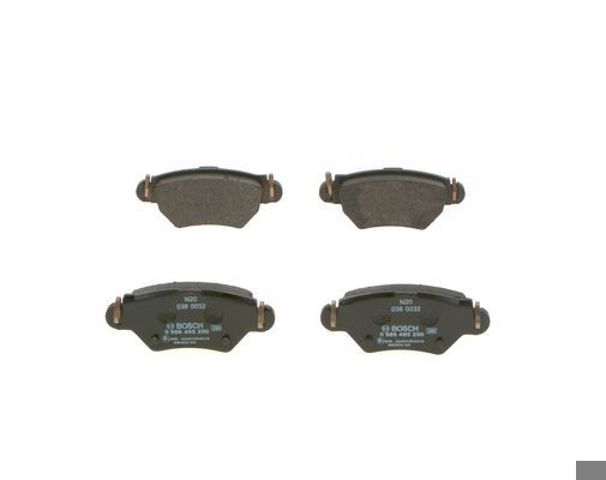 BOSCH 0986495250 Колодки тормозные задние дисковые в наличии Житомир