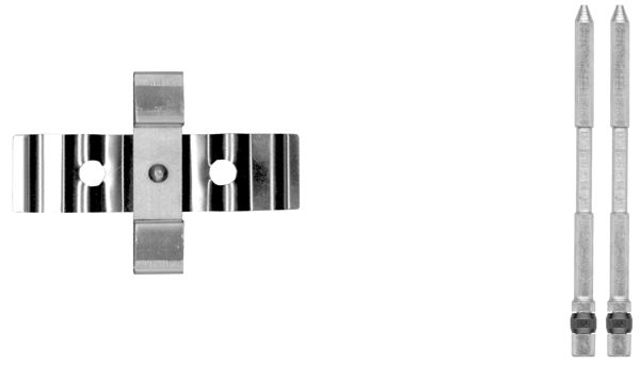 QUICK BRAKE 1091848 Комплект пружинок крепления дисковых колодок передних в наличии Черновцы