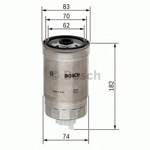 1457434324 BOSCH Топливный фильтр купить в Полтава