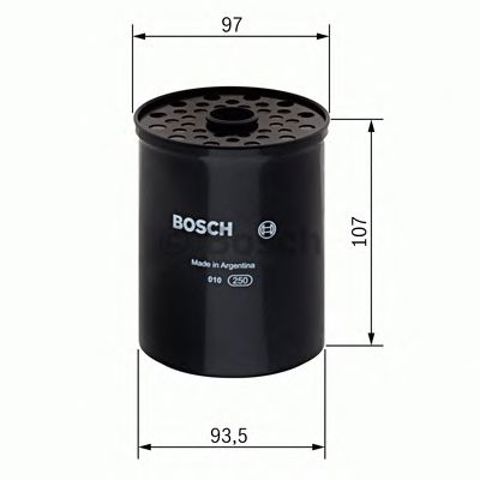 BOSCH 1457434448 Топливный фильтр в наличии Кривой Рог