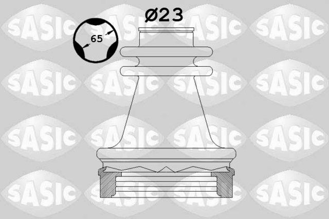 1904035   sasic - пильовик привідного валу SAS1904035