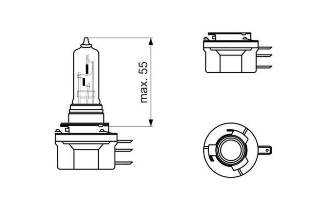 1987302088 BOSCH Лампочка галогенная купить в Павлоград