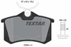 Задние тормозные пластины 2355401 TEXTAR
