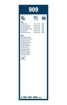 BOSCH 3397001909 Щетка-дворник лобового стекла, комплект из 2 шт. в наличии Полтава