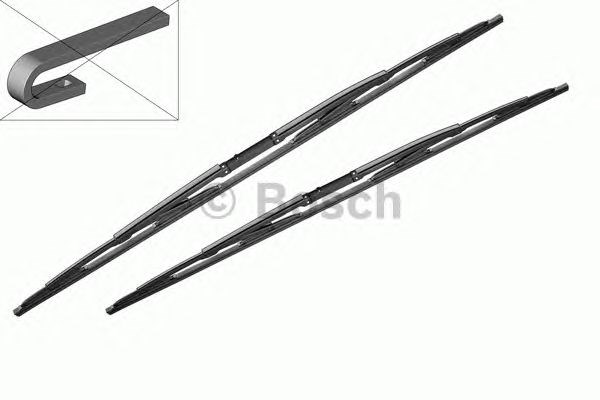 BOSCH 3397001909 Щетка-дворник лобового стекла, комплект из 2 шт. в наличии Днепр