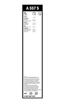 BOSCH 3397007557 Щетка-дворник лобового стекла, комплект из 2 шт. в наличии Харьков