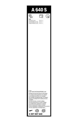 BOSCH 3397007640 Щетки стеклоочистителя в наличии Каменское