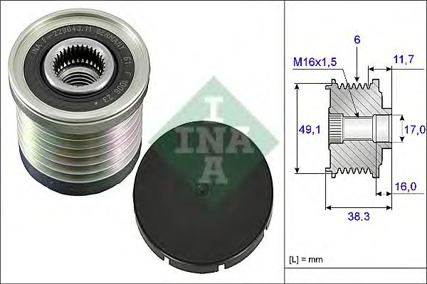 535003010 INA Шкив генератора купить в Житомир