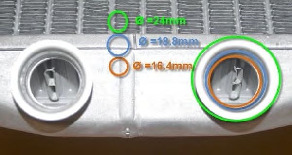 NRF 54210 Радиатор печки (отопителя) в наличии Запорожье