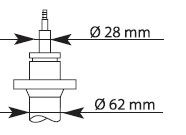 KAYABA 635807 Амортизатор передний в наличии Житомир