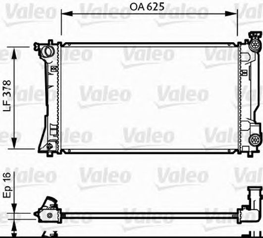 VALEO 734712 Радиатор в наличии Сумы