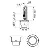 Ксеноновая горелка 85126VIS1 PHILIPS