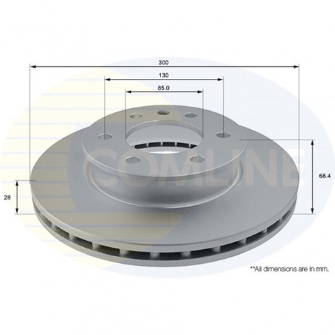 ADC1640V COMLINE Передние тормозные диски купить в Украина