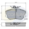 Колодки тормозные CBP0503 COMLINE