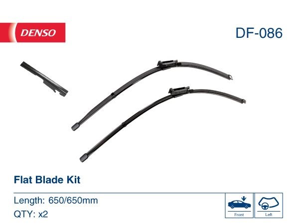 DENSO DF086 Щетка-дворник лобового стекла водительская в наличии Каменское