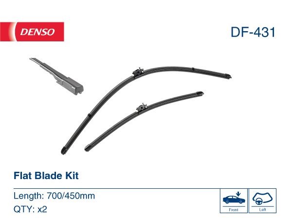 DF431 DENSO Щетка-дворник лобового стекла, комплект из 2 шт. купить в Ирпень