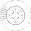 Вращающийся элемент тормоза DF7218 TRW