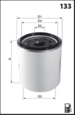 ELG5549 MECAFILTER Топливный фильтр купить в Сумы
