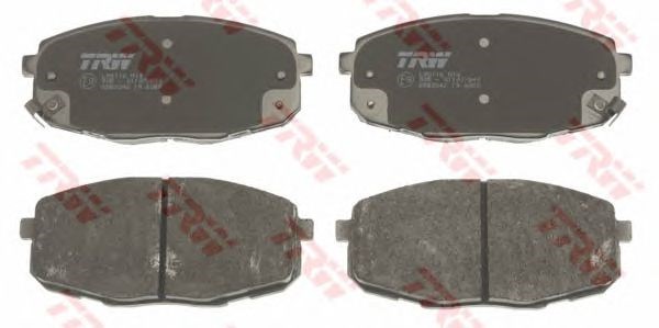 TRW GDB3342 Колодки тормозные передние дисковые в наличии Кривой Рог