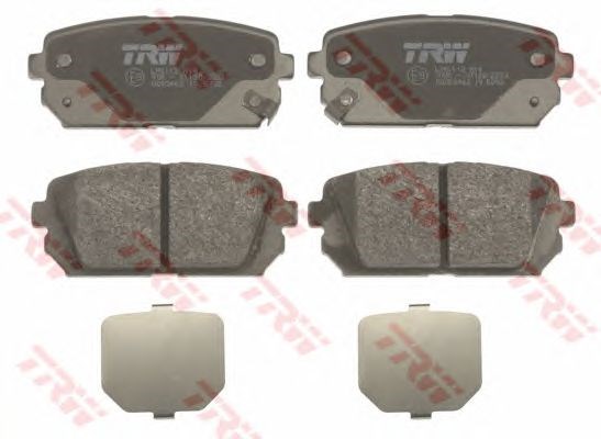 GDB3462 TRW Колодки тормозные задние дисковые купить в Николаев