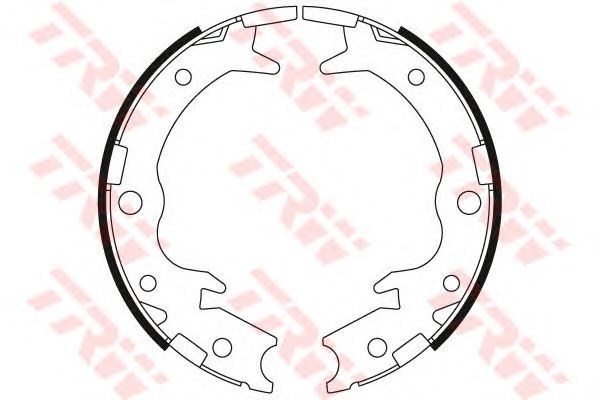 TRW GS8697 Колодки ручника (стояночного тормоза) в наличии Павлоград