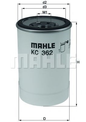 KC362D MAHLE Фильтр топливный купить в Сумы