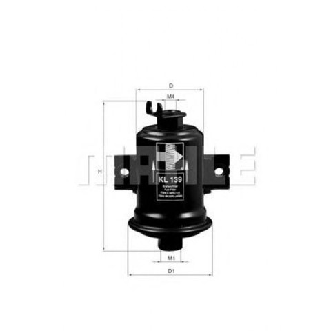 Топливный фильтр KL139 MAHLE
