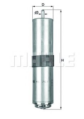 KL763D MAHLE Топливный фильтр купить в Винница