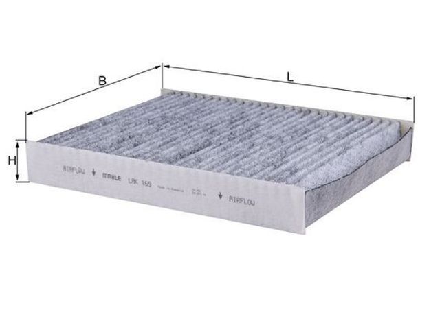 Фильтр воздушный отопителя LAK169 MAHLE