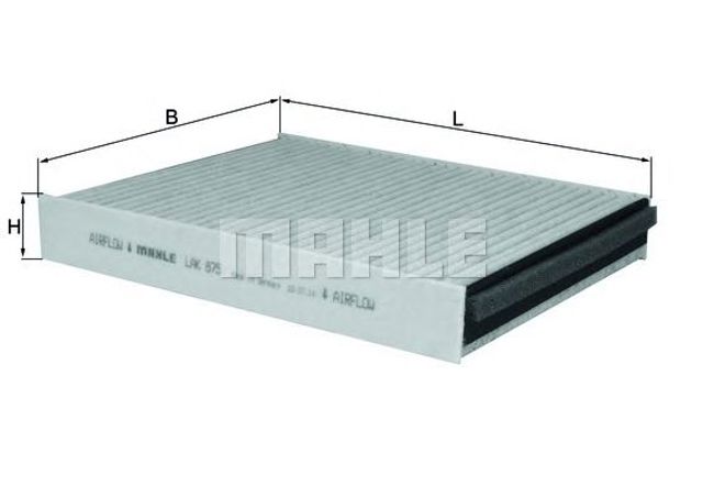 LAK875 MAHLE Фильтр салона купить в Львов