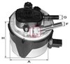 Фильтр-отстойник топлива грубой очистки S5170GC SOFIMA