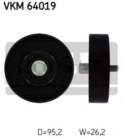 VKM64019 SKF Ролик приводного ремня паразитный купить в Хмельницкий