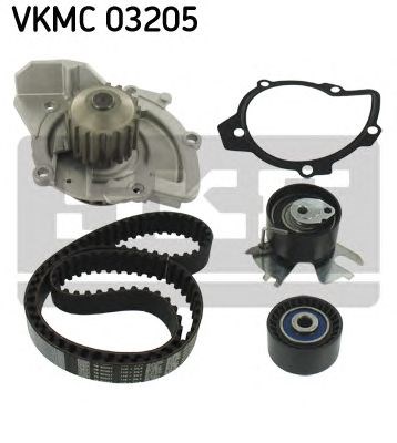 Vkmc 03205 skf - насос охолоджуючої рідини + комплект зубчатого ремня VKMC 03205