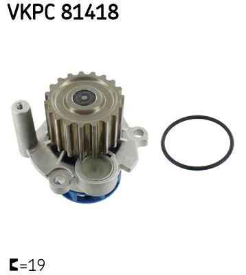 VKPC81418 SKF Помпа водяная (насос) охлаждения купить в Каменское